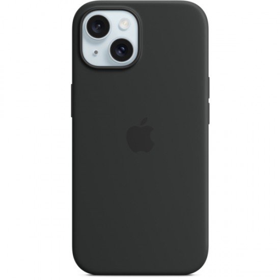 ORIGINAL APPLE SILICONE CASE MAGSAFE IPHONE 15 black ORIGINAL APPLE SILICONE CASE MAGSAFE IPHONE 15 black