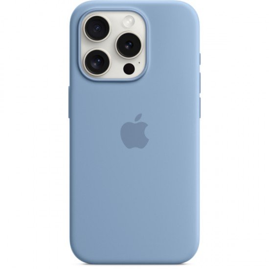 ORIGINAL APPLE SILICONE CASE MAGSAFE IPHONE 15 PRO winter blue ORIGINAL APPLE SILICONE CASE MAGSAFE IPHONE 15 PRO winter blue