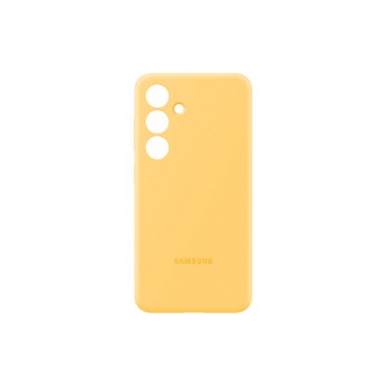 ORIGINAL SAMSUNG SILICONE COVER SAMSUNG S24 yellow backcover