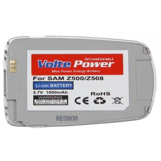 ΜΠΑΤΑΡΙΑ SAMSUNG Z500 SILVER 1000mAh Li-ion VoltePower ΜΠΑΤΑΡΙΑ SAMSUNG Z500 SILVER 1000mAh Li-ion VoltePower