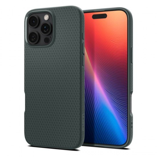 SPIGEN LIQUID AIR IPHONE 16 PRO abyss green backcover SPIGEN LIQUID AIR IPHONE 16 PRO abyss green backcover