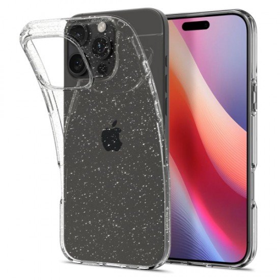 SPIGEN LIQUID CRYSTAL IPHONE 16 PRO glitter backcover SPIGEN LIQUID CRYSTAL IPHONE 16 PRO glitter backcover