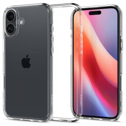 SPIGEN ULTRA HYBRID IPHONE 16 PLUS crystal clear backcover SPIGEN ULTRA HYBRID IPHONE 16 PLUS crystal clear backcover