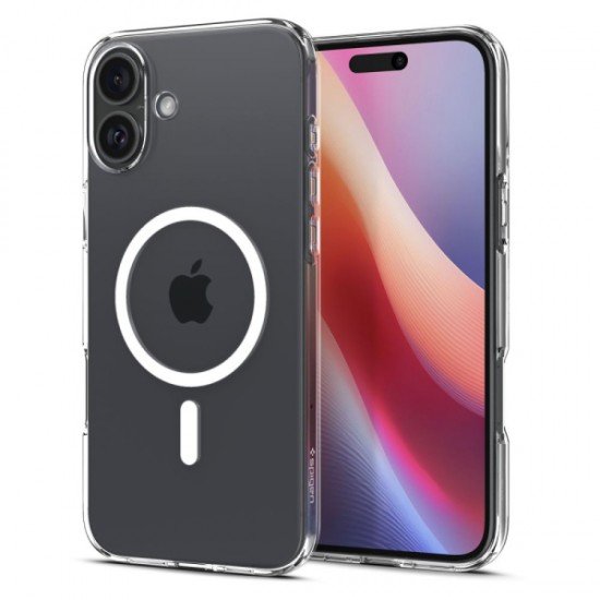 SPIGEN LIQUID CRYSTAL COMBATIBLE WITH MAGSAFE IPHONE 16 PLUS clear backcover SPIGEN LIQUID CRYSTAL COMBATIBLE WITH MAGSAFE IPHONE 16 PLUS clear backcover