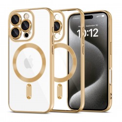 TECH-PROTECT MAGFLEX CASE IPHONE 16 PRO MAX shiny gold backcover