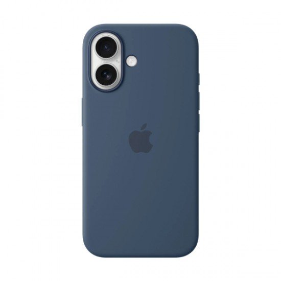 ORIGINAL APPLE SILICONE CASE MAGSAFE IPHONE 16 denim ORIGINAL APPLE SILICONE CASE MAGSAFE IPHONE 16 denim
