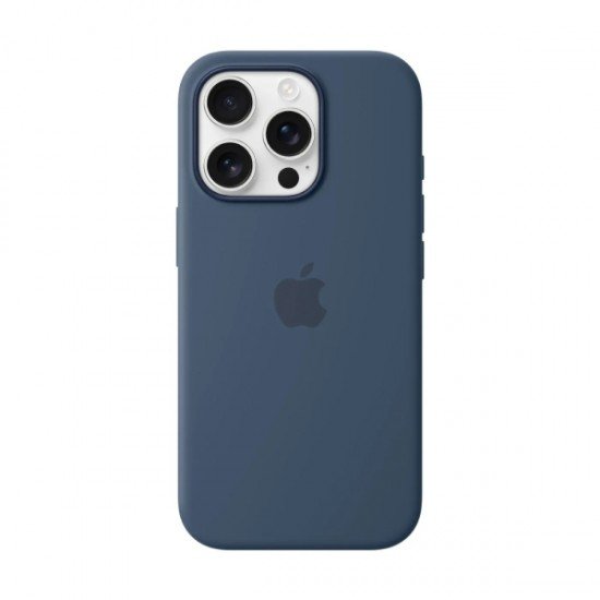 ORIGINAL APPLE SILICONE CASE MAGSAFE IPHONE 16 PRO MAX denim ORIGINAL APPLE SILICONE CASE MAGSAFE IPHONE 16 PRO MAX denim