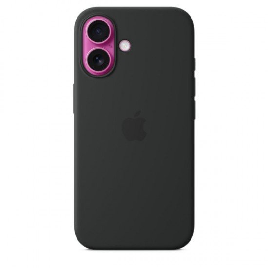ORIGINAL APPLE SILICONE CASE MAGSAFE IPHONE 16 PLUS black ORIGINAL APPLE SILICONE CASE MAGSAFE IPHONE 16 PLUS black