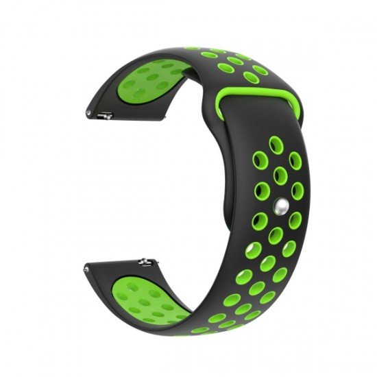 Ksix SMARTWATCH STRAP SPORT UNIVERSAL 22mm black green Ksix SMARTWATCH STRAP SPORT UNIVERSAL 22mm black green