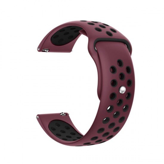 Ksix SMARTWATCH STRAP SPORT UNIVERSAL 22mm crimson black Ksix SMARTWATCH STRAP SPORT UNIVERSAL 22mm crimson black