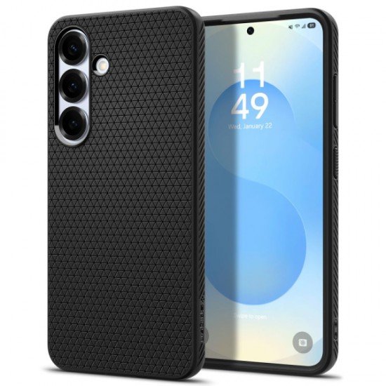 SPIGEN LIQUID AIR SAMSUNG S25 PLUS black backcover SPIGEN LIQUID AIR SAMSUNG S25 PLUS black backcover