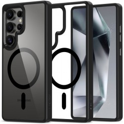 TECH-PROTECT MAGMAT MAGSAFE CASE SAMSUNG S25 ULTRA black clear backcover TECH-PROTECT MAGMAT MAGSAFE CASE SAMSUNG S25 ULTRA black clear backcover