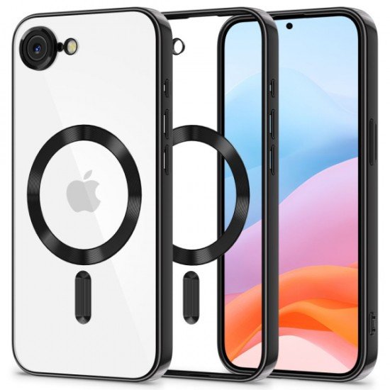 TECH-PROTECT MAGFLEX CASE IPHONE 16E shiny black backcover