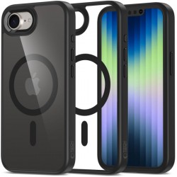 TECH-PROTECT MAGMAT MAGSAFE CASE IPHONE 16E black clear backcover