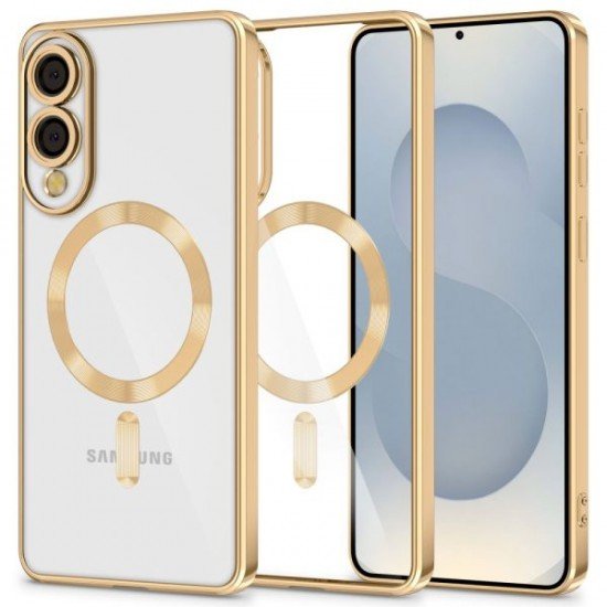TECH-PROTECT MAGFLEX CASE SAMSUNG S25 EDGE shiny gold backcover