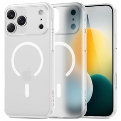 TECH-PROTECT MAGSLIM CASE IPHONE 17 PRO matte white backcover