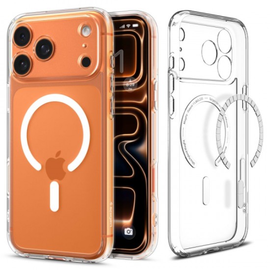 SPIGEN ULTRA HYBRID MAG IPHONE 17 PRO clear white backcover