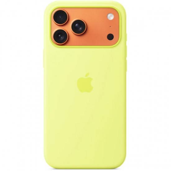 ORIGINAL APPLE SILICONE CASE MAGSAFE IPHONE 17 PRO neon yellow