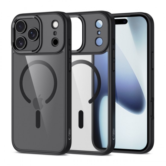 TECH-PROTECT MAGMAT MAGSAFE CASE IPHONE 17 PRO MAX black / clear backcover