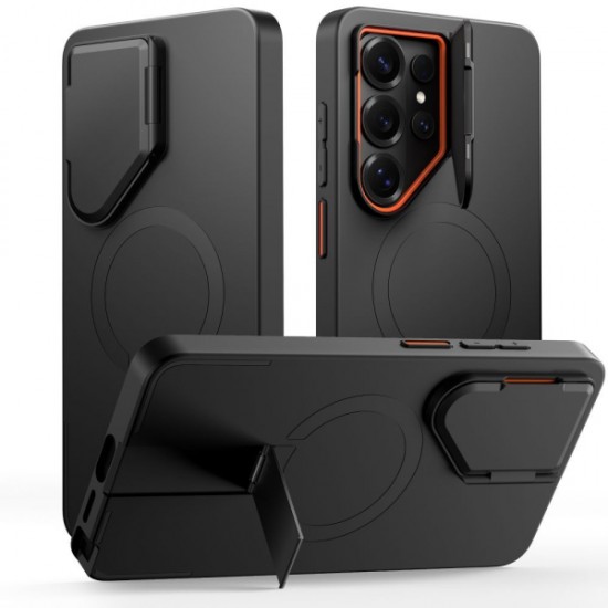 TECH-PROTECT KEVLAR AURA MAGSAFE CASE SAMSUNG S26 ULTRA black orange backcover