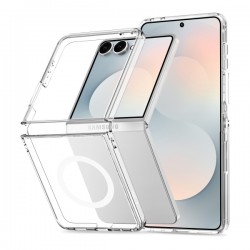 TECH-PROTECT FLEXAIR HYBRID MAGSAFE CASE SAMSUNG Z FLIP 8 clear backcover TECH-PROTECT FLEXAIR HYBRID MAGSAFE CASE SAMSUNG Z FLIP 8 clear backcover