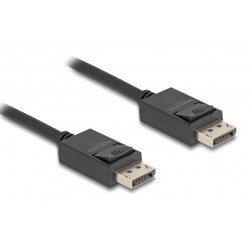 DELOCK καλώδιο DisplayPort 2.1 80493 8K/60Hz 4K/120Hz 40 Gbps, 2m, μαύρο DELOCK καλώδιο DisplayPort 2.1 80493 8K/60Hz 4K/120Hz 40 Gbps, 2m, μαύρο