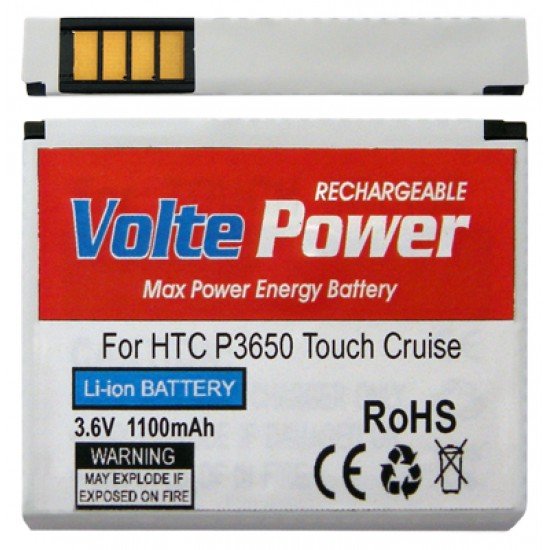 ΜΠΑΤΑΡΙΑ HTC P3650 touch cruise (S240) 1100mAh Li-ion VoltePower ΜΠΑΤΑΡΙΑ HTC P3650 touch cruise (S240) 1100mAh Li-ion VoltePower