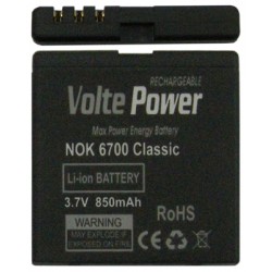 ΜΠΑΤΑΡΙΑ NOKIA 6700 classic 850mAh Li-ion (BL-6Q)VoltePower