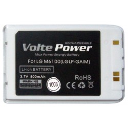 ΜΠΑΤΑΡΙΑ LG M6100 SILVER 800mAh Li-ion VoltePower