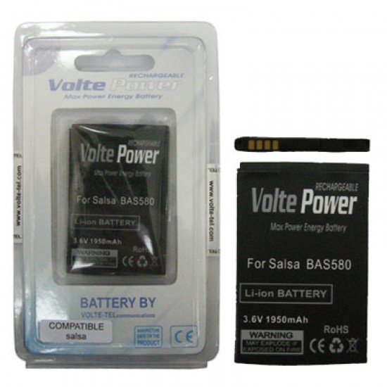 ΜΠΑΤΑΡΙΑ HTC C510e Salsa 1950mAh Li-ion(BAS580)VoltePower ΜΠΑΤΑΡΙΑ HTC C510e Salsa 1950mAh Li-ion(BAS580)VoltePower