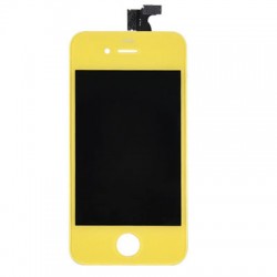 IPHONE 4G ΟΘΟΝΗ OR+ TOUCH + LENS YELLOW