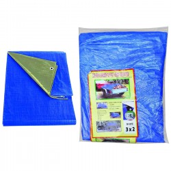 Μουσαμάς Αδιάβροχος με Κρίκους 3x2m 90g/m², 3x2m Homie 101333