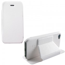 IDOL 1991 ΘΗΚΗ 3 IN 1 FACE-BOOK CASE LEATHER IPHONE SE/5S WHITE