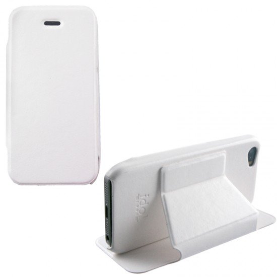 IDOL 1991 ΘΗΚΗ 3 IN 1 FACE-BOOK CASE LEATHER IPHONE SE/5S WHITE IDOL 1991 ΘΗΚΗ 3 IN 1 FACE-BOOK CASE LEATHER IPHONE SE/5S WHITE
