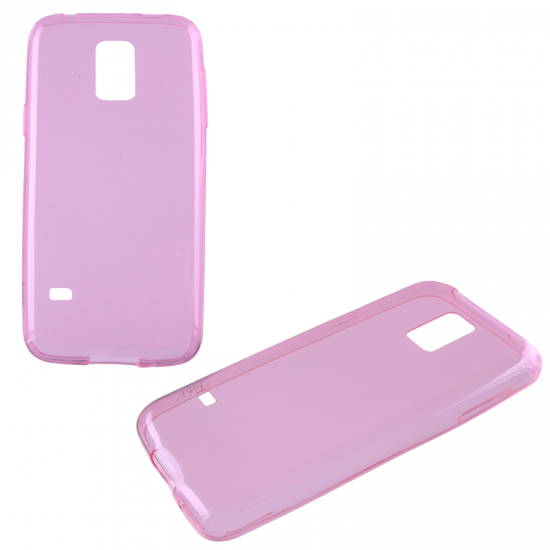 IDOL 1991 ΘΗΚΗ SAMSUNG S5 MINIG800F ULTRA THIN TPU 0.3mm ΔΙΑΦΑΝΗ ΡΟΖ