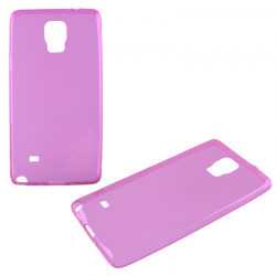 IDOL 1991 ΘΗΚΗ SAMSUNG NOTE 4  N910 ULTRA THIN TPU 0.3mm ΔΙΑΦΑΝΗ ΡΟΖ