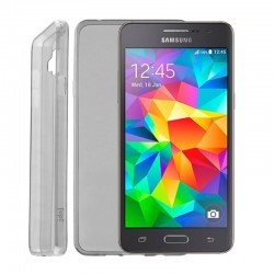 IDOL 1991 ΘΗΚΗ SAMSUNG GRAND PRIME G530 ULTRA THIN TPU 0.3mm ΔΙΑΦΑΝΗ ΓΚΡΙ