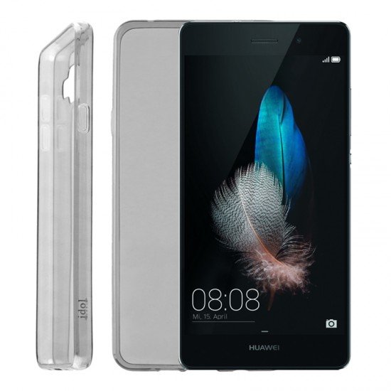 IDOL 1991 ΘΗΚΗ HUAWEI P8 LITE ULTRA THIN TPU 0.3mm ΔΙΑΦΑΝΗ ΓΚΡΙ IDOL 1991 ΘΗΚΗ HUAWEI P8 LITE ULTRA THIN TPU 0.3mm ΔΙΑΦΑΝΗ ΓΚΡΙ