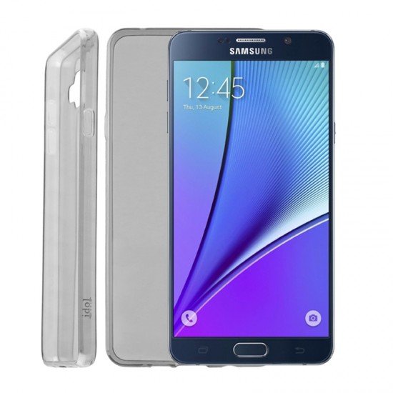 IDOL 1991 ΘΗΚΗ SAMSUNG NOTE 5 N920 ULTRA THIN TPU 0.3mm ΔΙΑΦΑΝΗ ΓΚΡΙ