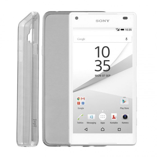 IDOL 1991 ΘΗΚΗ SONY Z5 COMPACT ULTRA THIN TPU 0.3mm ΔΙΑΦΑΝΗ ΓΚΡΙ IDOL 1991 ΘΗΚΗ SONY Z5 COMPACT ULTRA THIN TPU 0.3mm ΔΙΑΦΑΝΗ ΓΚΡΙ