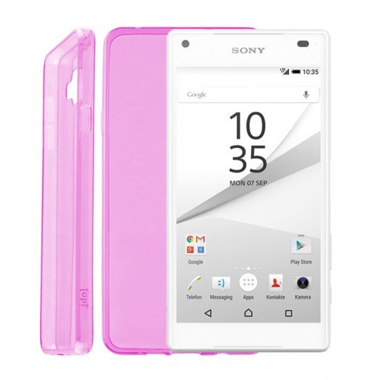 IDOL 1991 ΘΗΚΗ SONY Z5 COMPACT ULTRA THIN TPU 0.3mm ΔΙΑΦΑΝΗ ΡΟΖ IDOL 1991 ΘΗΚΗ SONY Z5 COMPACT ULTRA THIN TPU 0.3mm ΔΙΑΦΑΝΗ ΡΟΖ