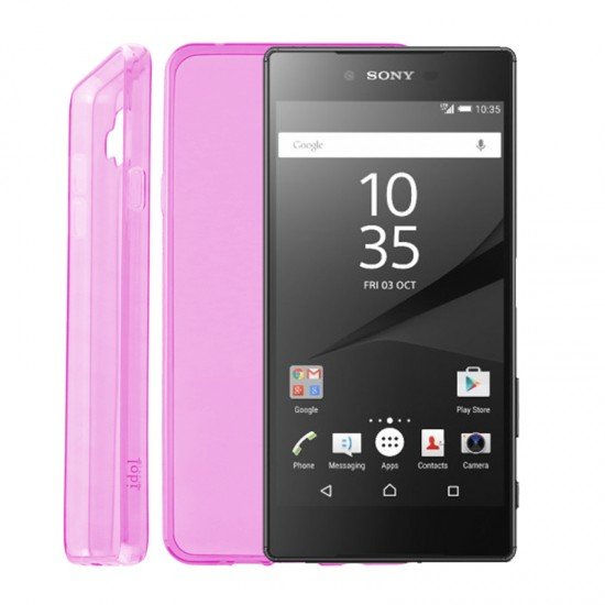 IDOL 1991 ΘΗΚΗ SONY Z5 E6653 ULTRA THIN TPU 0.3mm ΔΙΑΦΑΝΗ ΡΟΖ IDOL 1991 ΘΗΚΗ SONY Z5 E6653 ULTRA THIN TPU 0.3mm ΔΙΑΦΑΝΗ ΡΟΖ