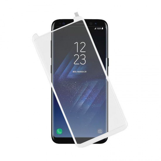 IDOL 1991 TEMPERED GLASS SAMSUNG S8 G950 9H 0.30mm 3D SEMI CURVED WHITE IDOL 1991 TEMPERED GLASS SAMSUNG S8 G950 9H 0.30mm 3D SEMI CURVED WHITE
