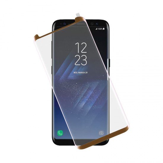 IDOL 1991 TEMPERED GLASS SAMSUNG S8 G950 9H 0.30mm 3D SEMI CURVED GOLD