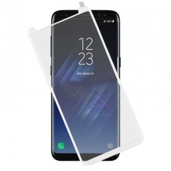 IDOL 1991 TEMPERED GLASS SAMSUNG S8+ G955 9H 0.30mm 3D EDGE SEMI CURVED WHITE