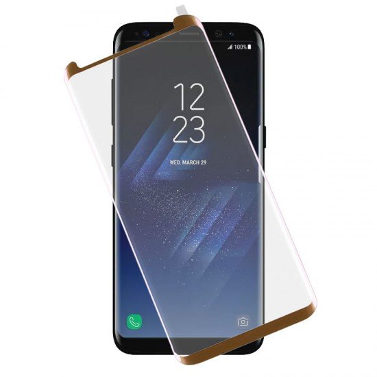 IDOL 1991 TEMPERED GLASS SAMSUNG S8+ G955 9H 0.30mm 3D SEMI CURVED GOLD IDOL 1991 TEMPERED GLASS SAMSUNG S8+ G955 9H 0.30mm 3D SEMI CURVED GOLD