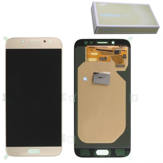 SAMSUNG J7 2017 J730F ΟΘΟΝΗ+TOUCH SCREEN+LENS GH97-20801C GOLD ORIGINAL SERVICE PACK