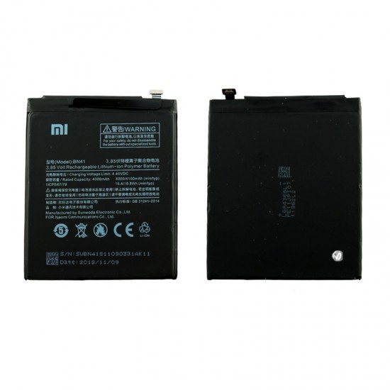 ΜΠΑΤΑΡΙΑ XIAOMI BN41 REDMI NOTE 4 (MEDIATEK) 4000mAh BULK OR