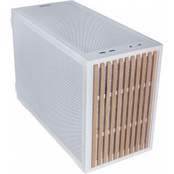 Lian Li Dan-B4 Wood White - mATX Mesh - PC Gaming Case - 2x 120 Fans Included - GPU Support 358.9mm Lian Li Dan-B4 Wood White - mATX Mesh - PC Gaming Case - 2x 120 Fans Included - GPU Support 358.9mm