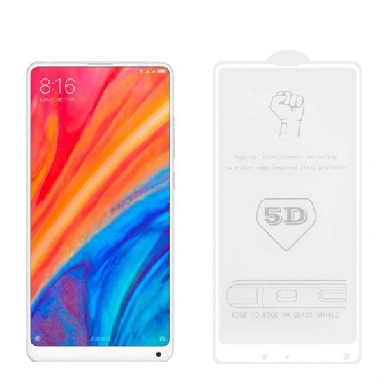 IDOL 1991 TEMPERED GLASS XIAOMI MI MIX 2S 9H 0.30mm 5D FULL GLUE WHITE IDOL 1991 TEMPERED GLASS XIAOMI MI MIX 2S 9H 0.30mm 5D FULL GLUE WHITE